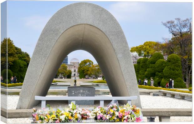 Hiroshima, Peace Memorial Park Canvas Print by PhotoStock Israel