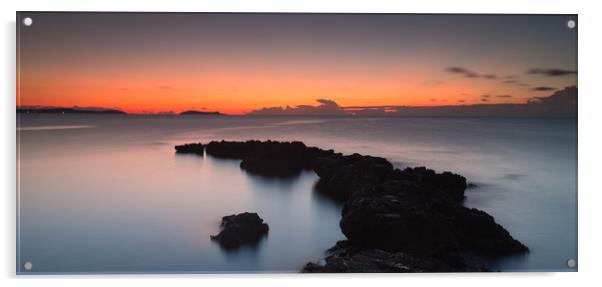 ibiza sunrise . Acrylic by kevin murch