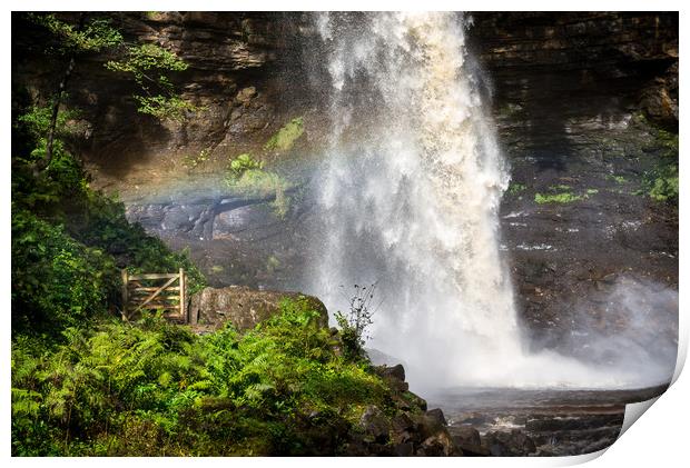 Hardraw Force, Yorkshire Dales, England Print by Andrew Kearton