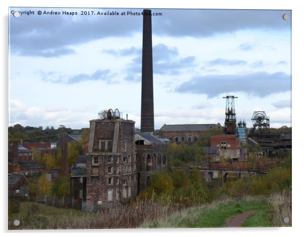 Chatterley Whitfield Colliery Acrylic by Andrew Heaps