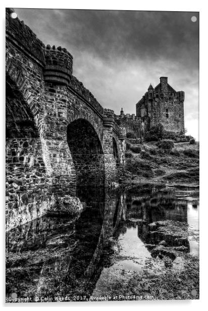 Eilean Donan Castle in Scotland Acrylic by Colin Woods