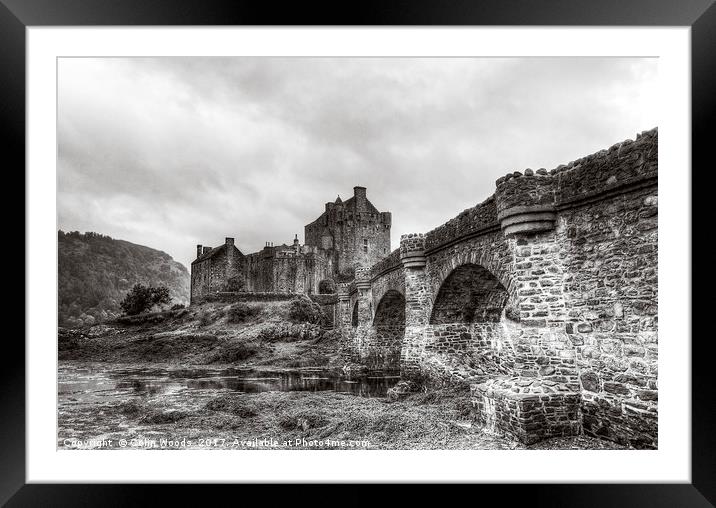 Eilean Donan Castle in Scotland Framed Mounted Print by Colin Woods