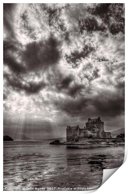Eilean Donan Castle in Scotland Print by Colin Woods