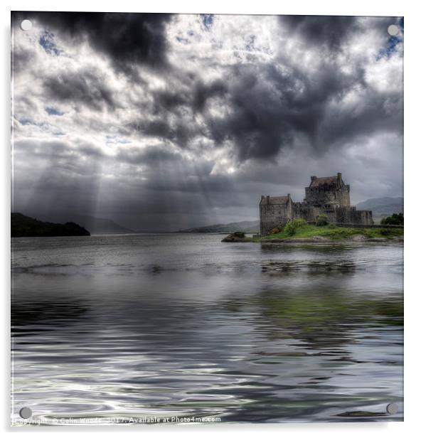 Eilean Donan Castle in Scotland Acrylic by Colin Woods