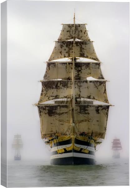 Tall Ships Canvas Print by Luc Novovitch