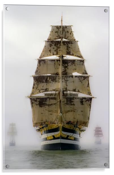 Tall Ships Acrylic by Luc Novovitch