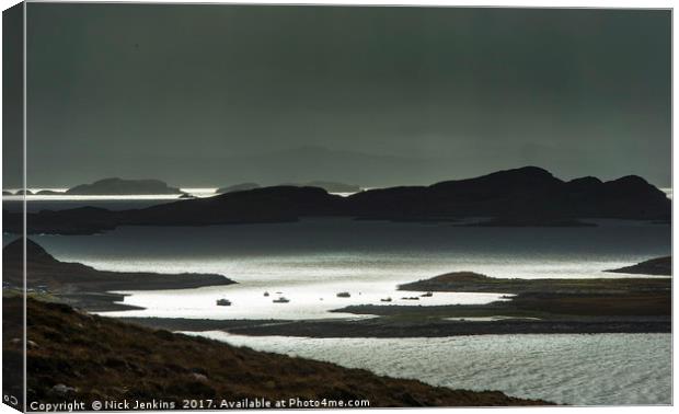 The Summer Isles from Coigach North West Scotland Canvas Print by Nick Jenkins