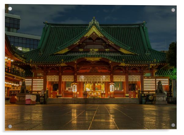 Kanda Myojin Shrine, Tokyo Acrylic by Justin Bowdidge