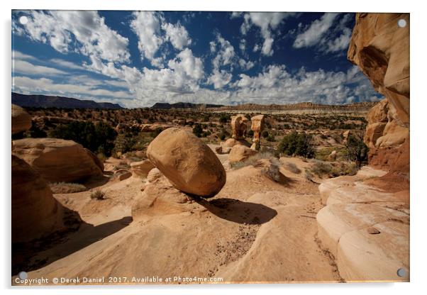 Navajo Sandstone Wonderland Acrylic by Derek Daniel