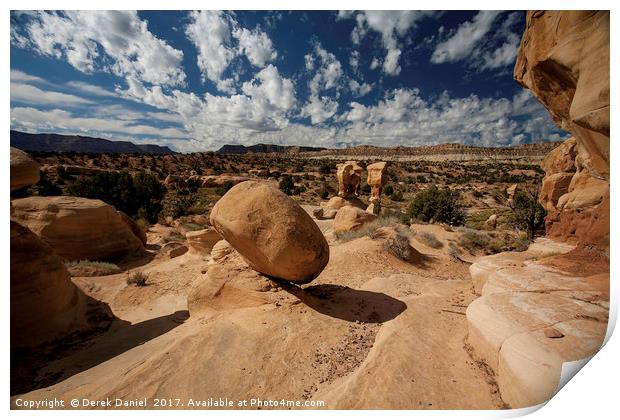 Navajo Sandstone Wonderland Print by Derek Daniel