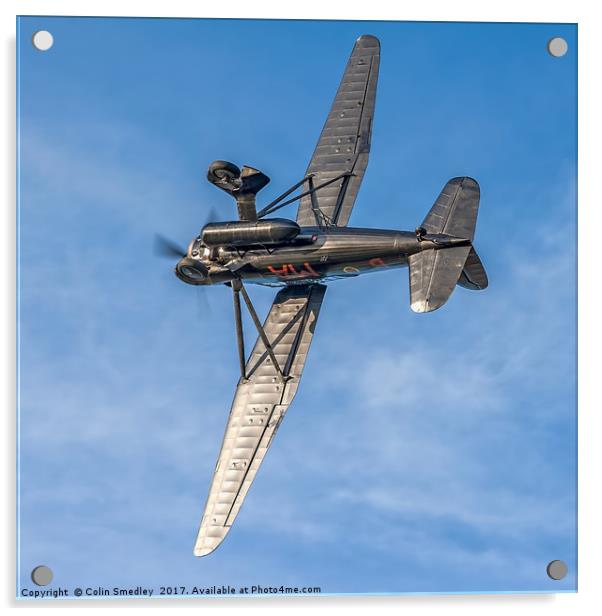 Westland Lysander IIIa V9367 G-AZWT beyond the ver Acrylic by Colin Smedley