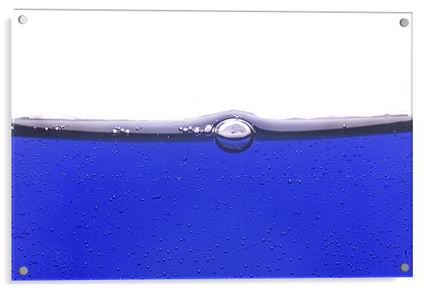 Blue Liquid Acrylic by Malcolm Smith