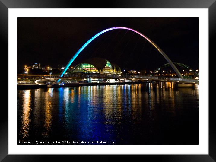 Millenium Colours Framed Mounted Print by eric carpenter