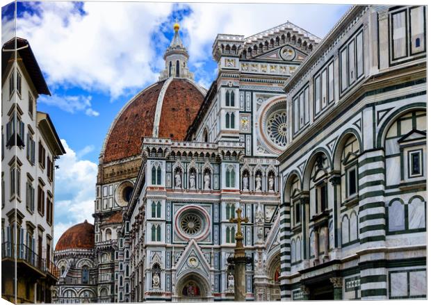 Il Duomo in Florence Canvas Print by Darryl Brooks