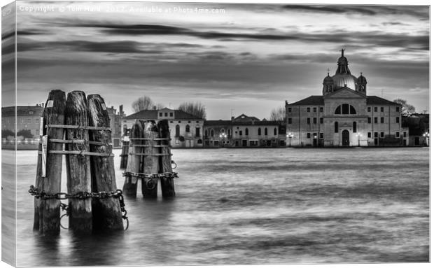 Venice Waters Canvas Print by Tom Hard
