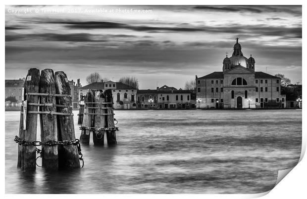 Venice Waters Print by Tom Hard