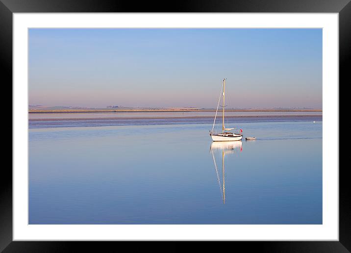 Becalmed Framed Mounted Print by Malcolm Smith
