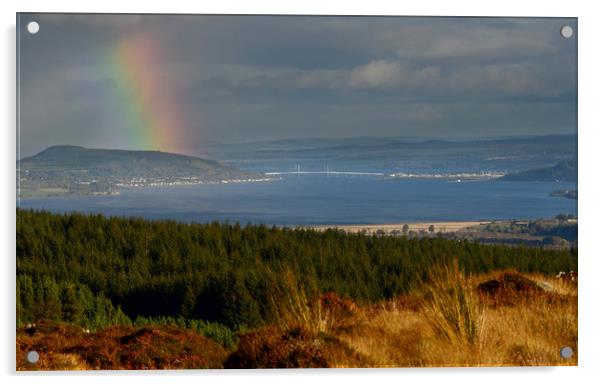 View Down the Beauly Firth  Acrylic by Macrae Images