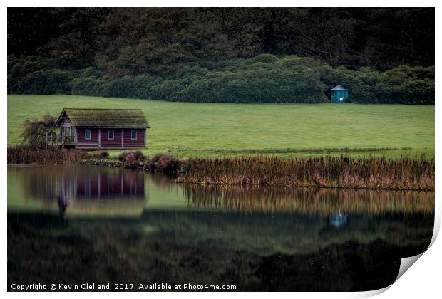 Boat House Print by Kevin Clelland