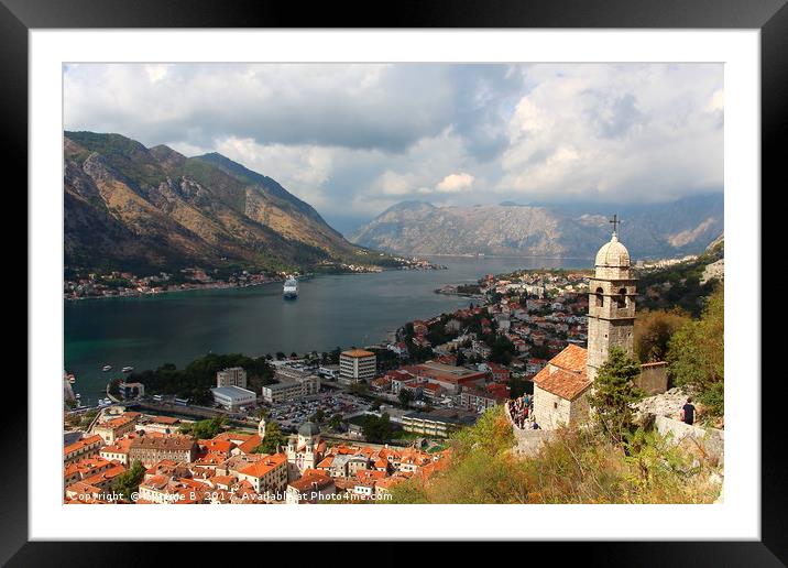 Kotor Montenegro 2 Framed Mounted Print by Graeme B