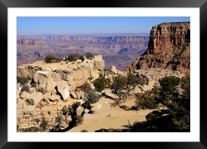 Grand Canyon Landscape  Framed Mounted Print by Aidan Moran