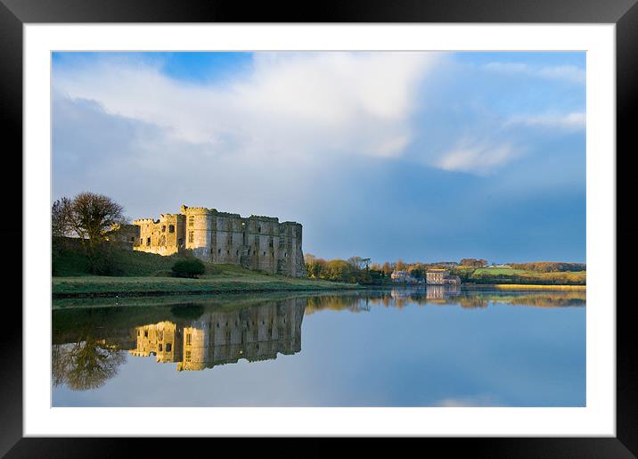 Carew Castle Framed Mounted Print by Mark Robson