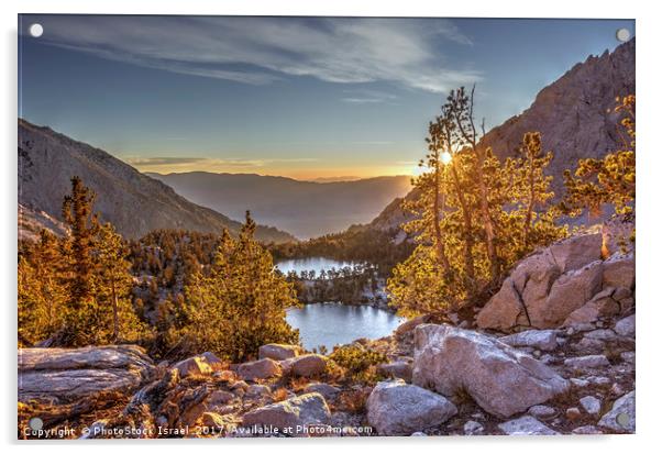 Onion Valley, Sierra Nevada mountain range Acrylic by PhotoStock Israel