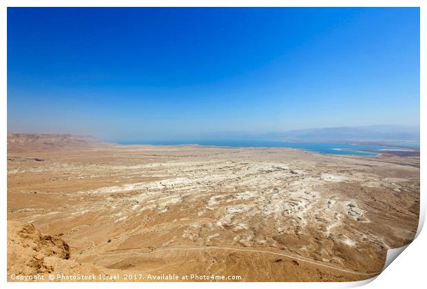 View of the Dead Sea, Israel Print by PhotoStock Israel