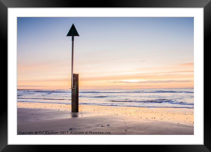 Sunrise over the Bay Framed Mounted Print by Phil Wareham
