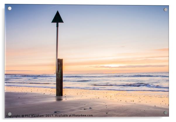 Sunrise over the Bay Acrylic by Phil Wareham