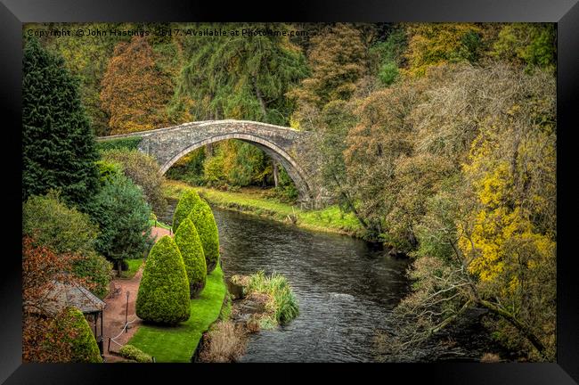 Brig O'Doon Framed Print by John Hastings