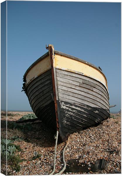 Dungeness boat Canvas Print by mark blower