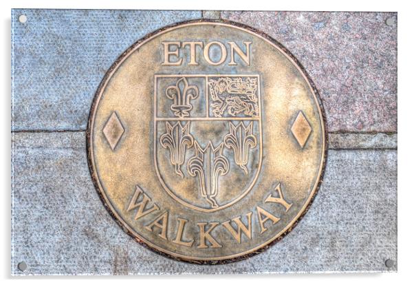 Eton College Walkway Acrylic by David Pyatt