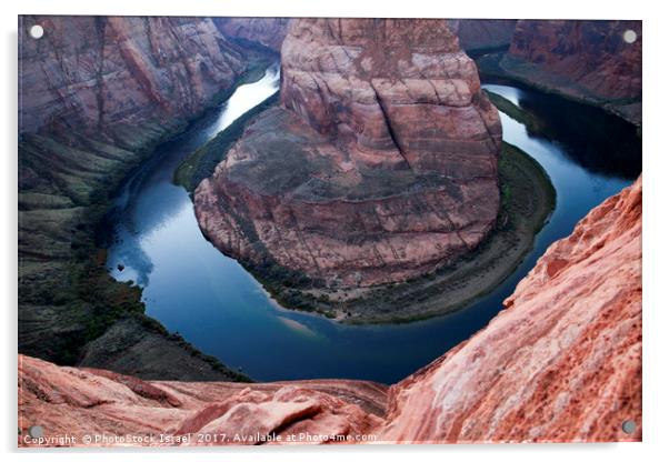 Horseshoe Bend Colorado River Arizona USA Acrylic by PhotoStock Israel