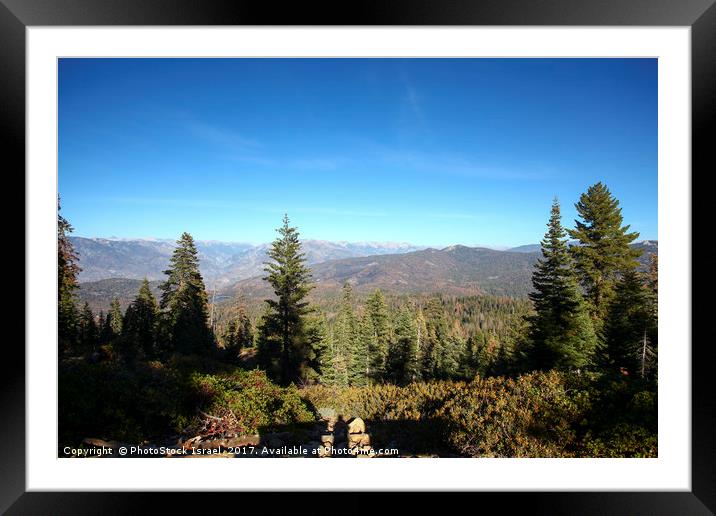 Sequoia and Kings National Park, California Framed Mounted Print by PhotoStock Israel