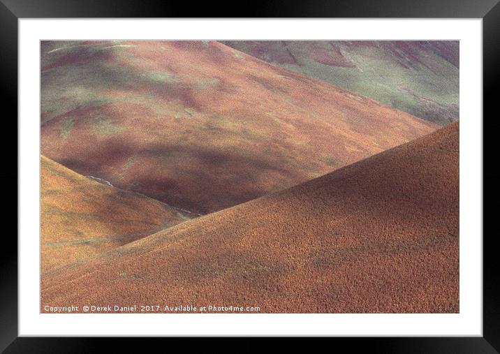 Abstract Landscape Framed Mounted Print by Derek Daniel
