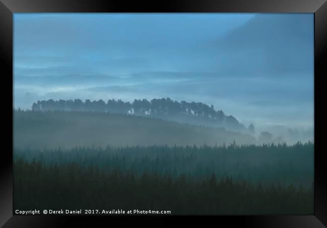 Feshiebridge Forest, Cairngorms Framed Print by Derek Daniel