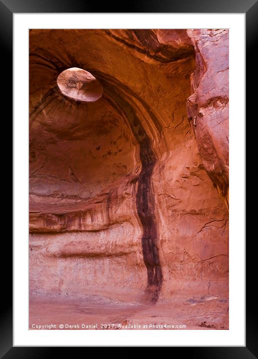 Weeping Eye Monument Valley Framed Mounted Print by Derek Daniel