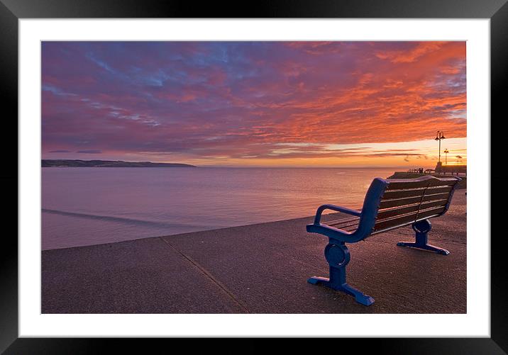 Saundersfoot Harbour Framed Mounted Print by Mark Robson