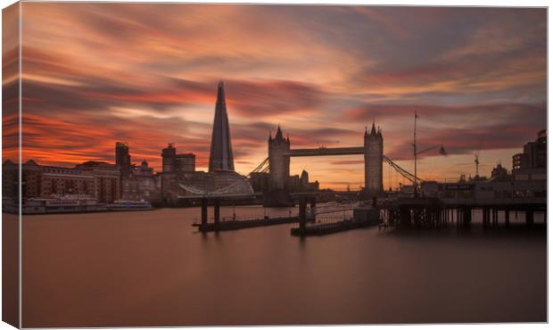 The Tower Bridge London Canvas Print by Clive Eariss