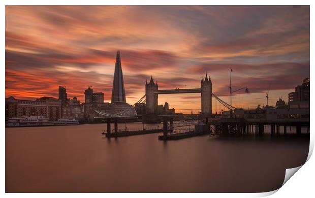 The Tower Bridge London Print by Clive Eariss
