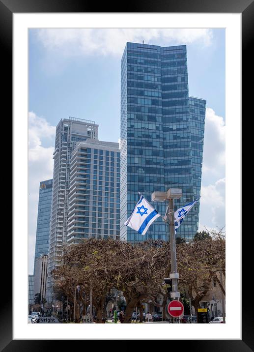 Rothschild Boulevard Tel Aviv Framed Mounted Print by PhotoStock Israel