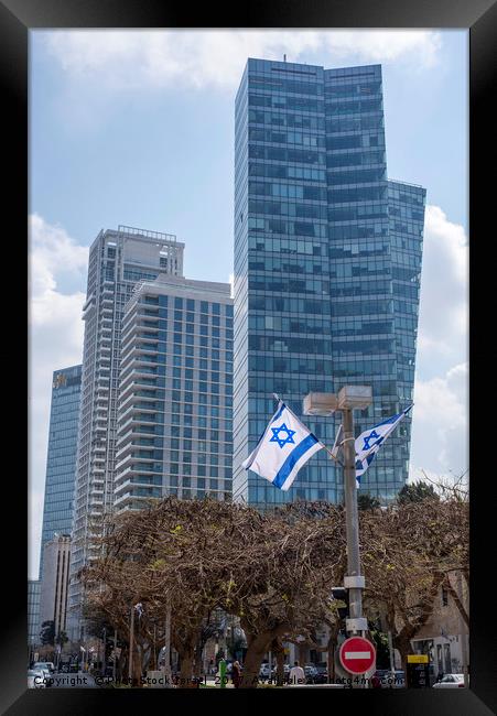 Rothschild Boulevard Tel Aviv Framed Print by PhotoStock Israel