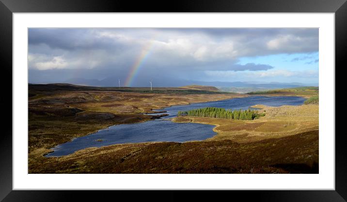 Loch nam Bonnach Framed Mounted Print by Macrae Images