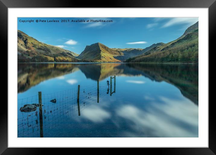 Buttermere Framed Mounted Print by Pete Lawless