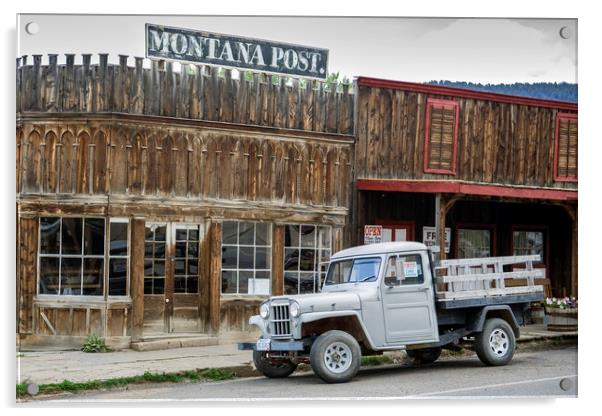 Montana Old Town Acrylic by Luc Novovitch