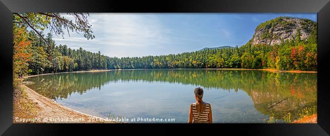 Echo Lake Framed Print by Richard Smith