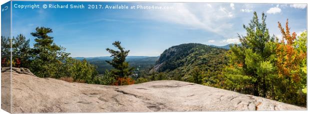 Cathedral Ledge view Canvas Print by Richard Smith
