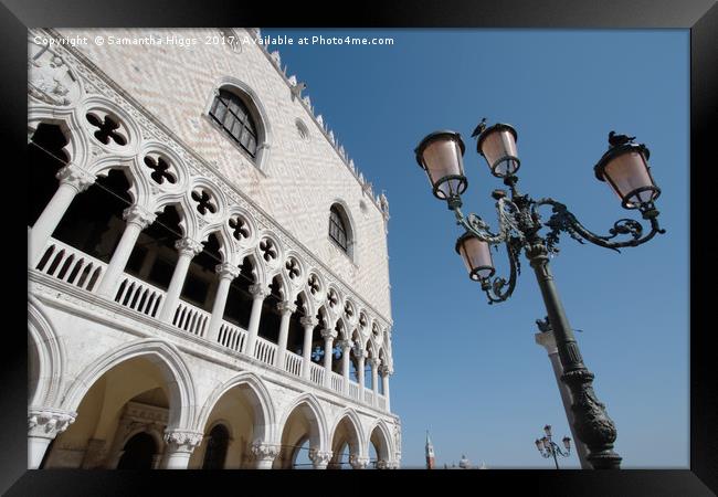  The Doge's Palace - Venice Framed Print by Samantha Higgs