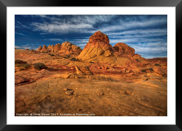 Majestic Vermillion Cliffs Framed Mounted Print by Derek Daniel